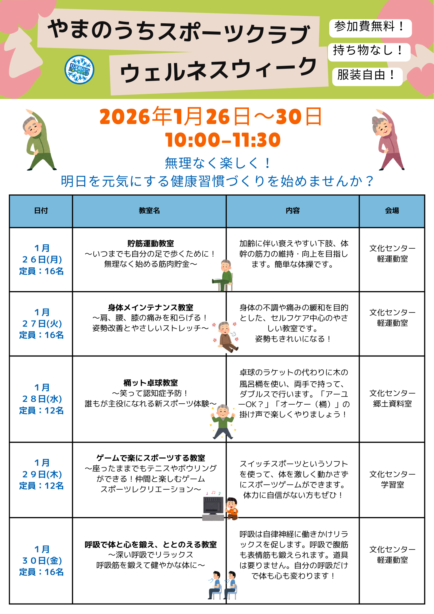 ウェルネスウィークチラシ３